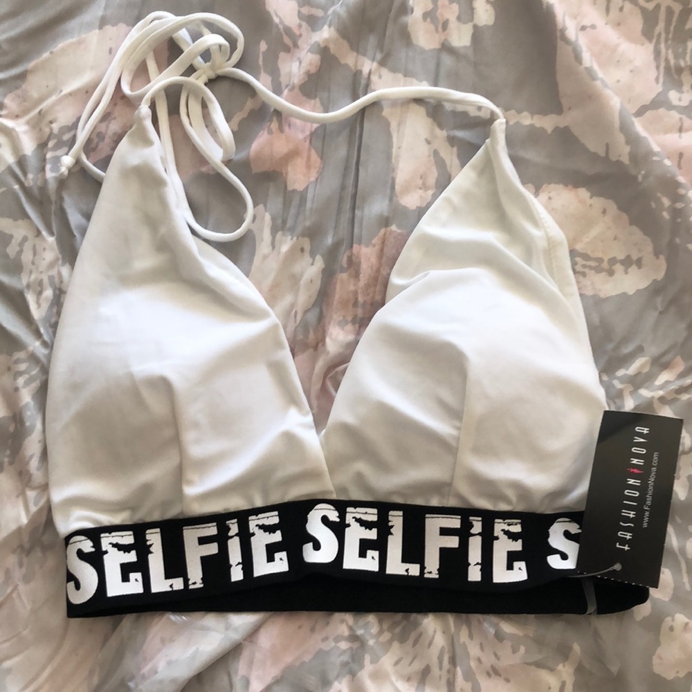 Selfie fashion nova bathing suit top